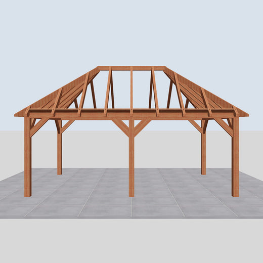 Schilddak 370cm Diep