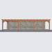 Douglas veranda bouwpakket 1080x305cm