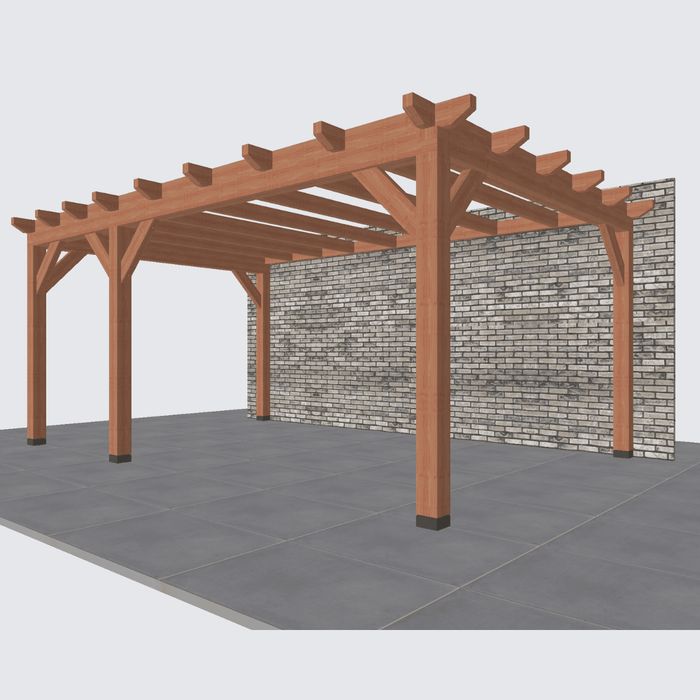 Douglas veranda Constructie 550x370cm