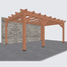 Douglas veranda Constructie 550x370cm