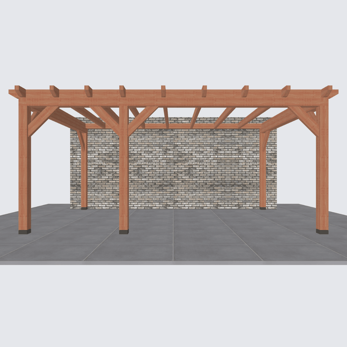 Douglas veranda Constructie 550x370cm