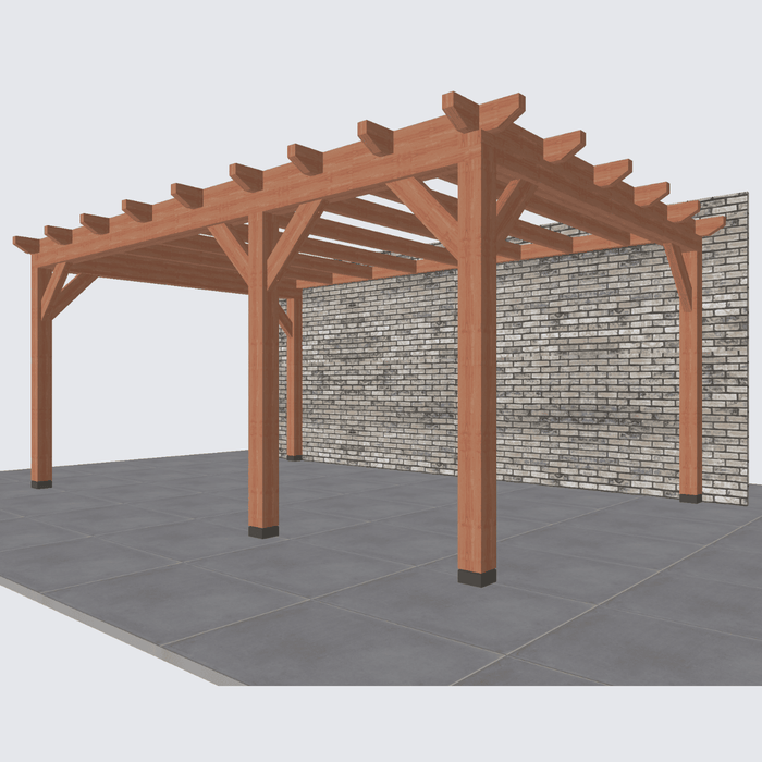 Douglas veranda Constructie 550x370cm
