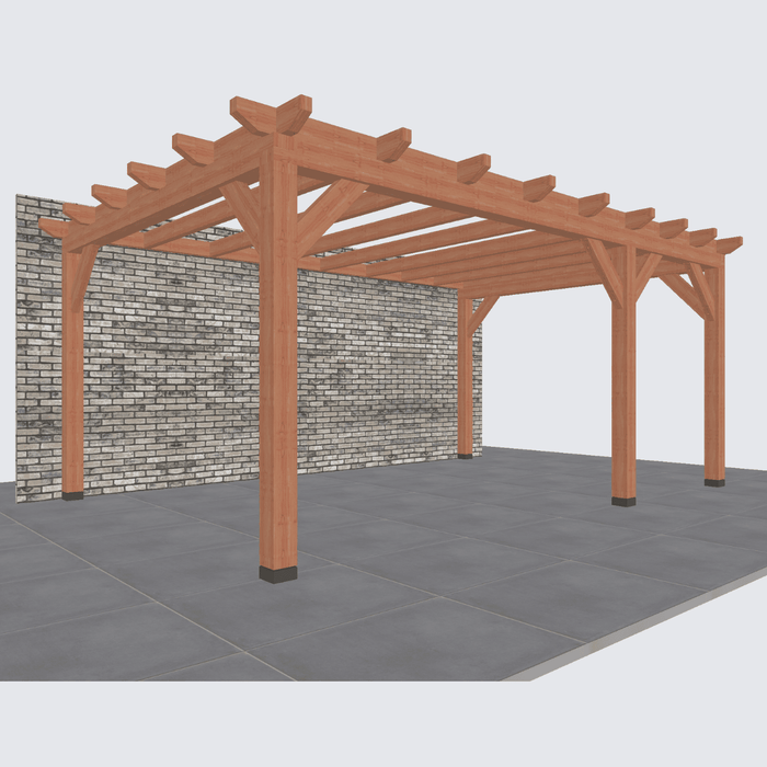 Douglas veranda Constructie 550x370cm