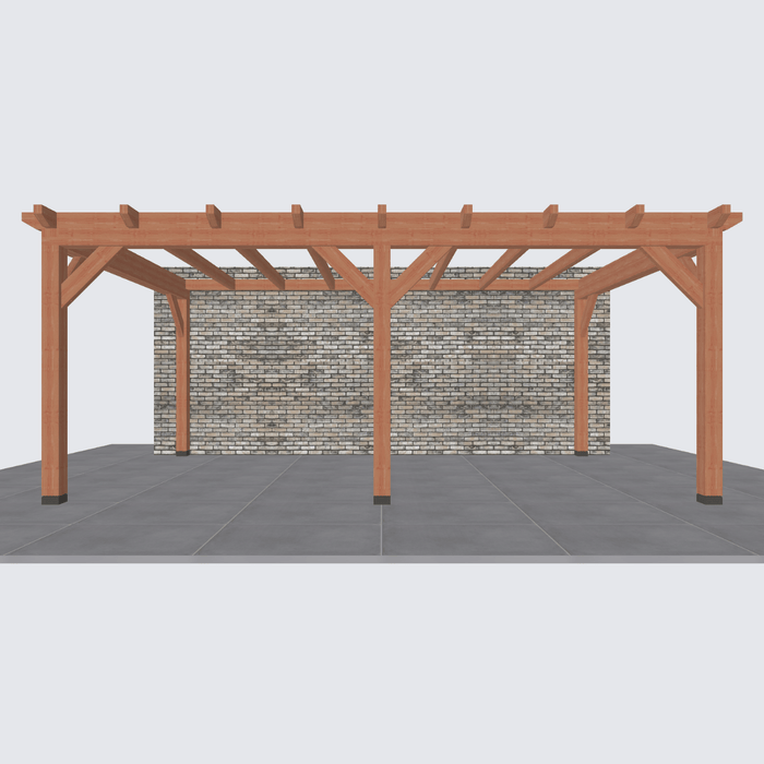 Douglas veranda Constructie 595x370cm