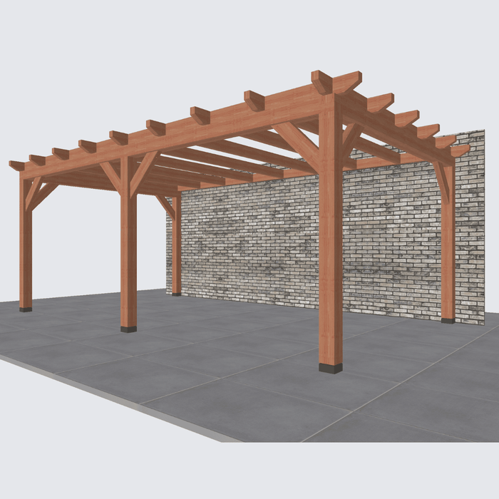 Douglas veranda Constructie 595x370cm