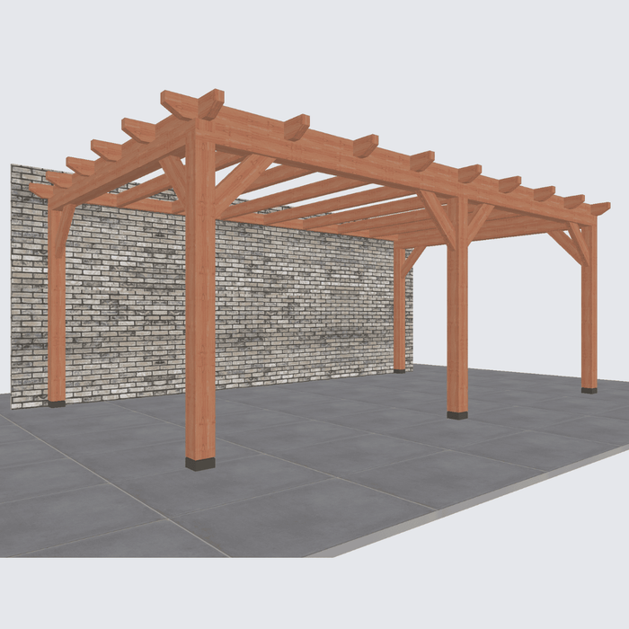 Douglas veranda Constructie 595x370cm