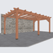 Douglas veranda Constructie 595x370cm