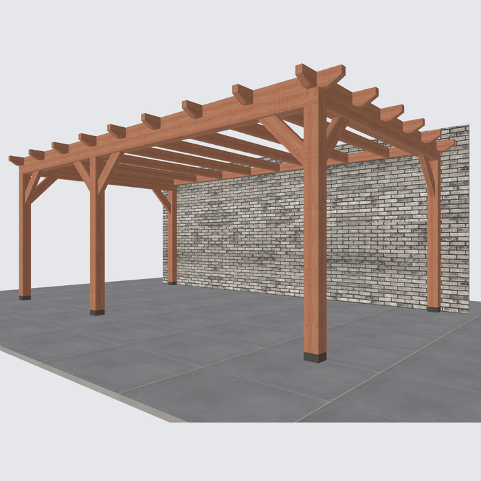 Douglas veranda Constructie bouwpakket 610x370cm