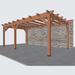 Douglas veranda Constructie bouwpakket 610x370cm