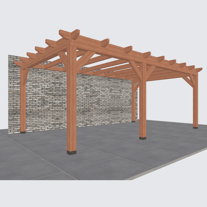 Douglas veranda Constructie bouwpakket 610x370cm