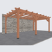 Douglas veranda Constructie bouwpakket 610x370cm