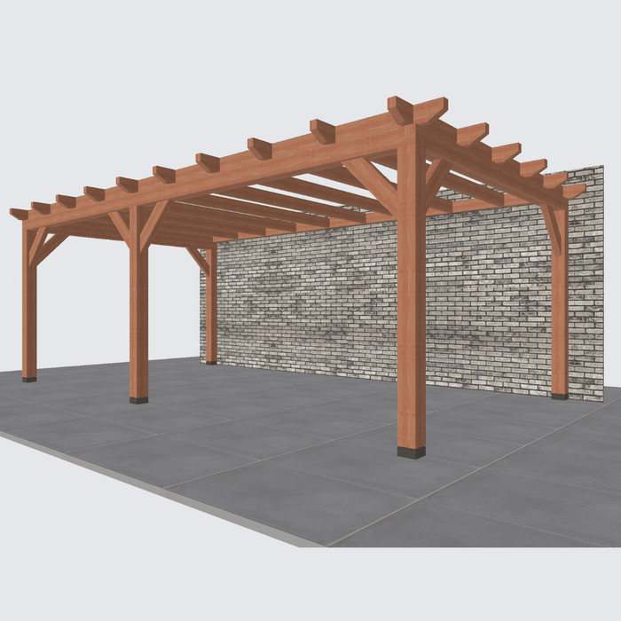 Douglas veranda Constructie bouwpakket 660x370cm
