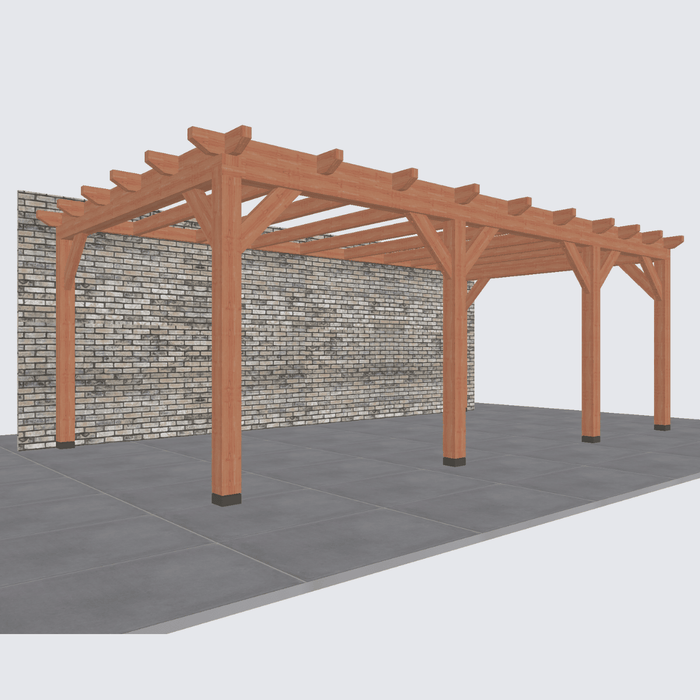 Douglas veranda bouwpakket 670x370cm