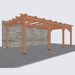 Douglas veranda bouwpakket 670x370cm