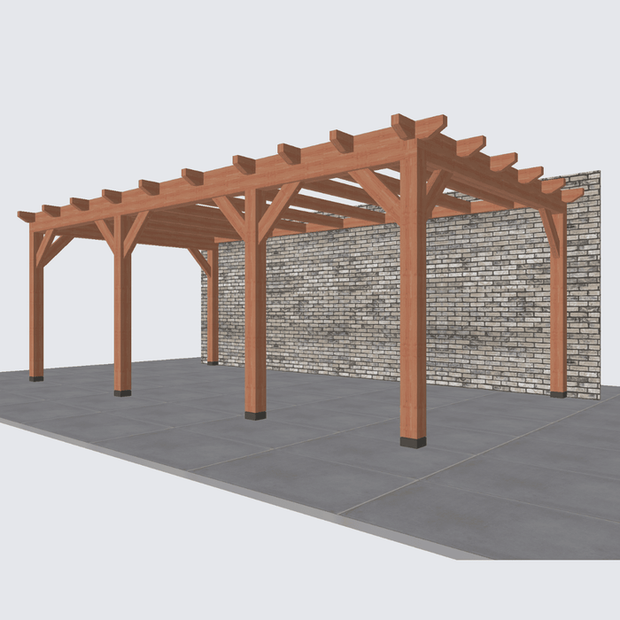 Douglas veranda bouwpakket 670x370cm