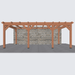 Douglas veranda bouwpakket 670x370cm