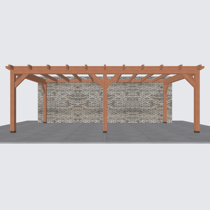 Douglas veranda bouwpakket 725x370cm