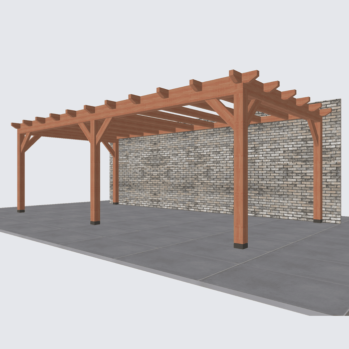 Douglas veranda bouwpakket 725x370cm