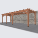 Douglas veranda bouwpakket 845x305cm