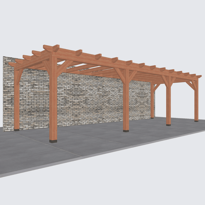 Douglas veranda bouwpakket 890x305cm