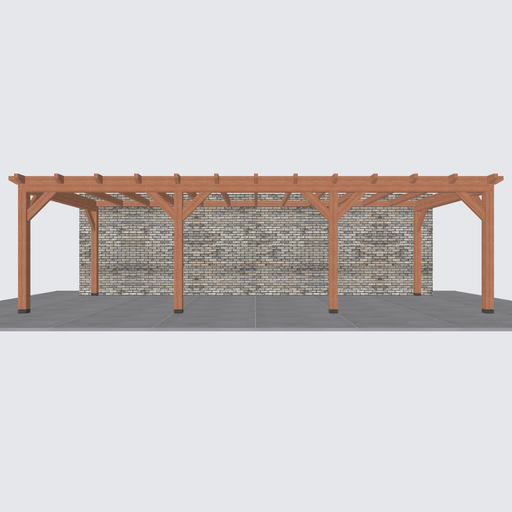 Bouwpakket douglas aanbouwveranda 890x370cm