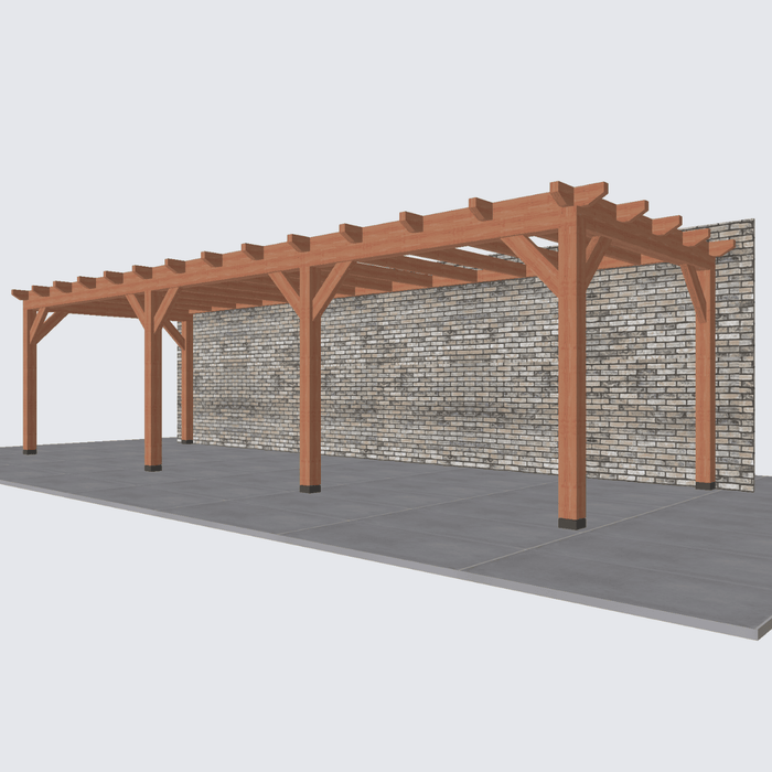 Douglas veranda bouwpakket 950x305cm