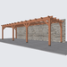 Douglas veranda bouwpakket 950x305cm