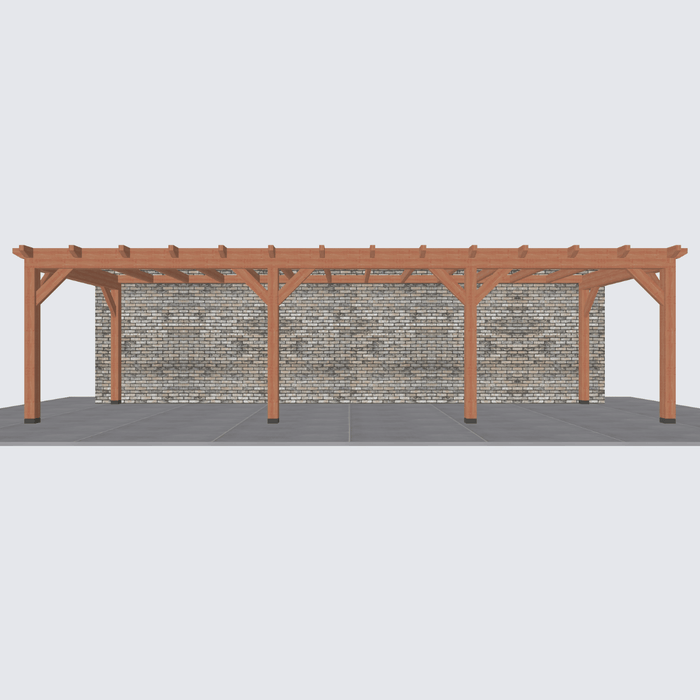 Douglas veranda bouwpakket 950x305cm