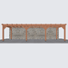 Douglas veranda bouwpakket 950x305cm
