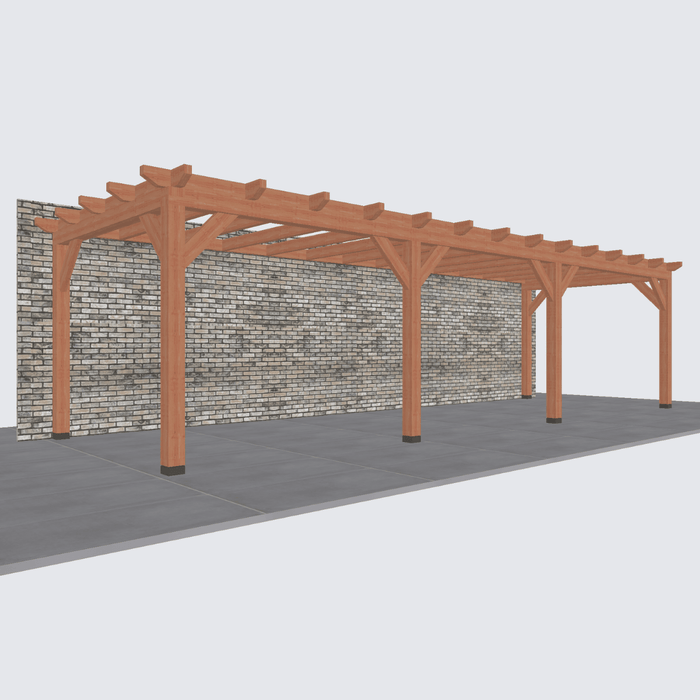 Douglas veranda bouwpakket 950x305cm