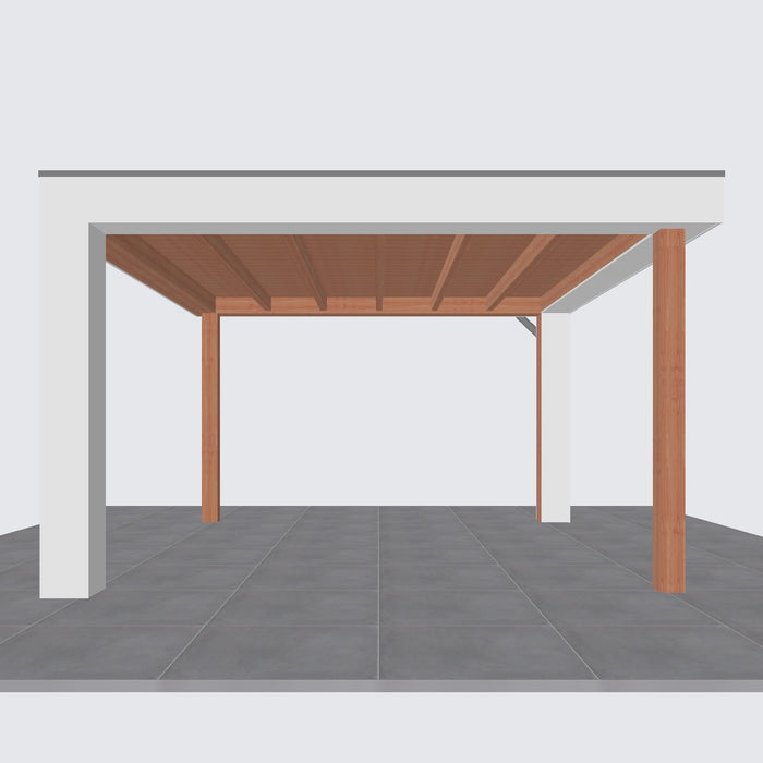 Buitenverblijf Verona - 400x400cm - Links - Volledig op Maat
