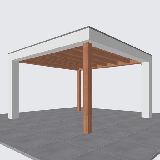 Buitenverblijf Verona - 400x400cm - Links - Volledig op Maat