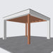 Buitenverblijf Verona - 400x400cm - Links - Volledig op Maat