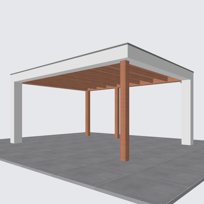 Buitenverblijf Verona - 510x400cm - Links - Volledig op Maat