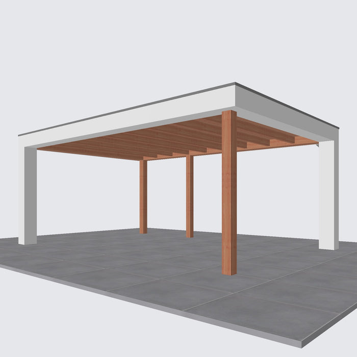 Buitenverblijf Verona - 575x400cm - Links - Volledig op Maat