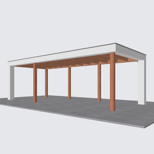 Buitenverblijf Verona - 755x335cm - Links - Volledig op Maat