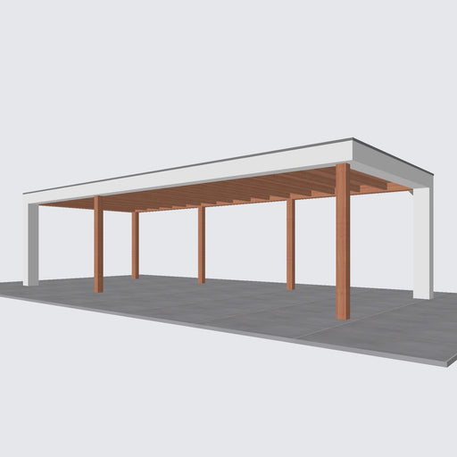 Buitenverblijf Verona - 915x400cm - Links - Volledig op Maat