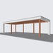 Buitenverblijf Verona - 915x400cm - Links - Volledig op Maat