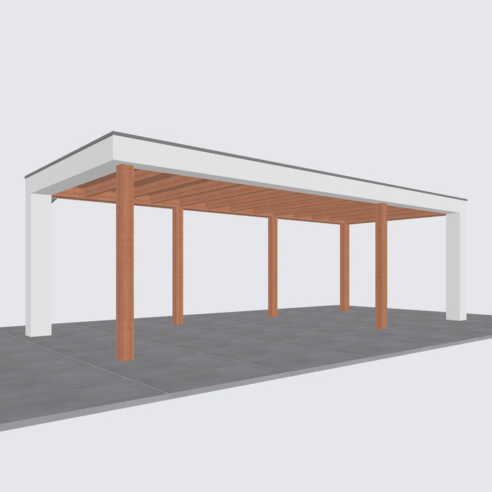 Buitenverblijf Verona - 755x335cm - Rechts - Volledig op Maat