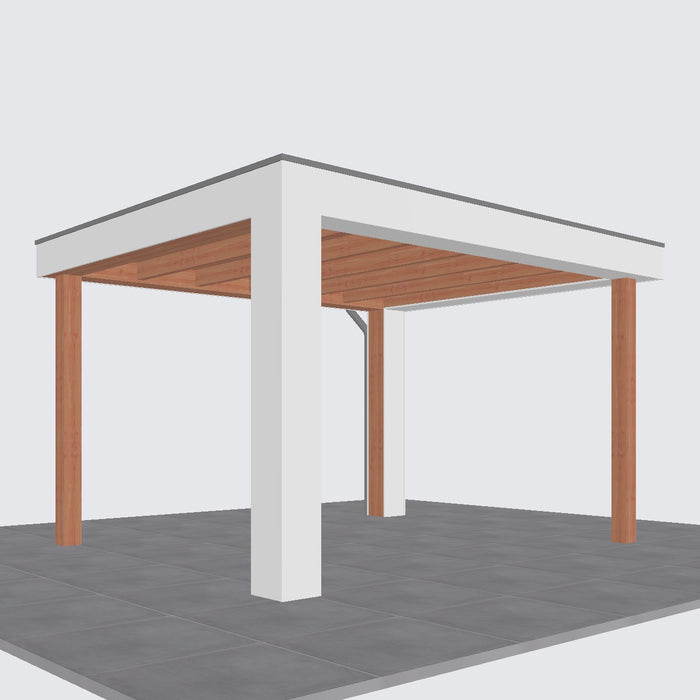 Buitenverblijf Verona - 400x335cm - Links - Volledig op Maat
