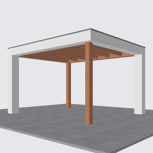 Buitenverblijf Verona - 400x335cm - Links - Volledig op Maat