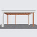 Buitenverblijf Verona - 510x335cm - Links - Volledig op Maat