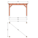 plattegrond douglas overkapping 410x345cm