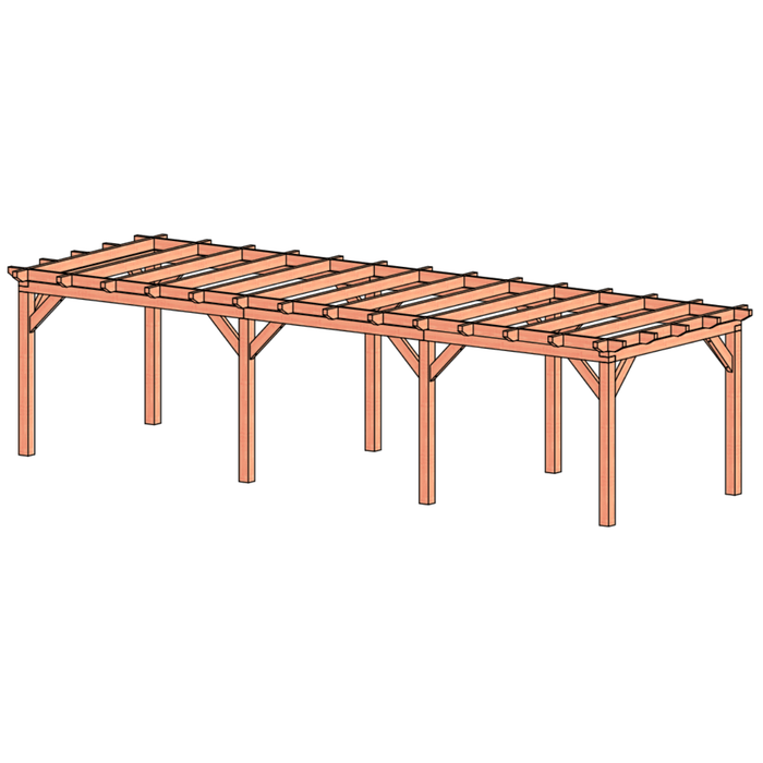 douglas overkapping 990x345cm