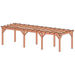 douglas overkapping 990x345cm