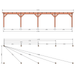plattegrond douglas overkapping 1220x345cm