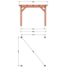 plattegrond douglas overkapping 345x410cm