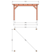 plattegrond douglas overkapping 410x410cm