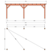 plattegrond douglas overkapping 700x410cm