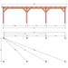 plattegrond douglas overkapping 990x410cm